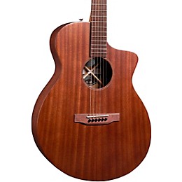 Martin SC-10E Modern Road Series Sapele Acoustic-Electric Guitar - Dark Mahogany