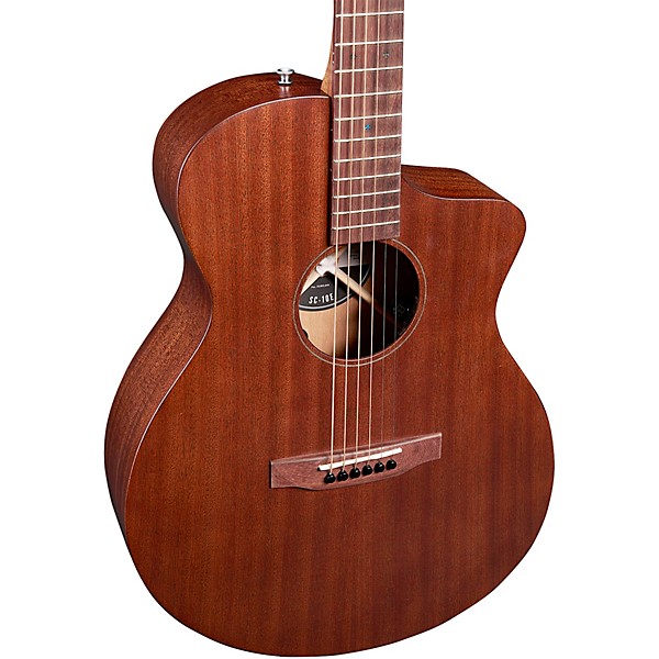 Martin SC-10E Modern Road Series Sapele Acoustic-Electric Guitar - Dark Mahogany