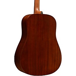 Martin D-10E Retro Road Series Sapele Dreadnought Left-Handed Acoustic-Electric Guitar - Dark Mahogany