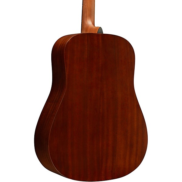 Martin D-10E Retro Road Series Sapele Dreadnought Left-Handed Acoustic-Electric Guitar - Dark Mahogany