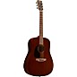 Martin D-10E Retro Road Series Sapele Dreadnought Left-Handed Acoustic-Electric Guitar - Dark Mahogany