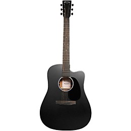 Martin DC-10E Modern Road Series Dreadnought Acoustic-Electric Guitar - Black