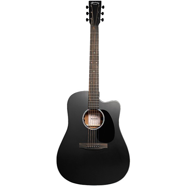 Martin DC-10E Modern Road Series Dreadnought Acoustic-Electric Guitar - Black