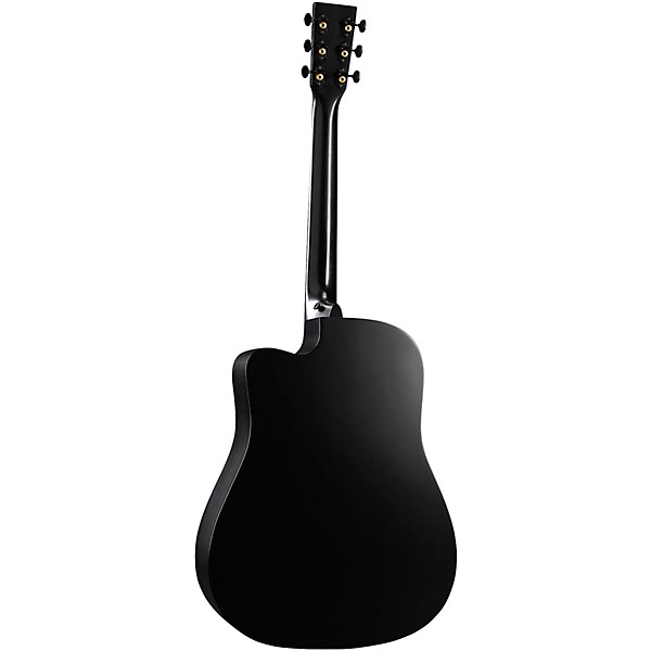 Martin DC-10E Modern Road Series Dreadnought Acoustic-Electric Guitar - Black