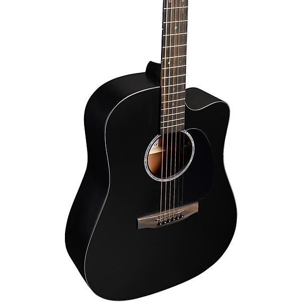 Martin DC-10E Modern Road Series Dreadnought Acoustic-Electric Guitar - Black