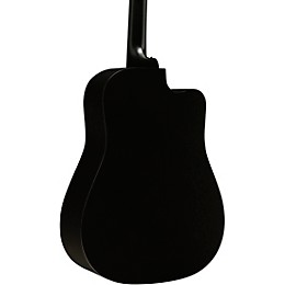 Martin DC-10E Modern Road Series Dreadnought Left-Handed Acoustic-Electric Guitar - Black