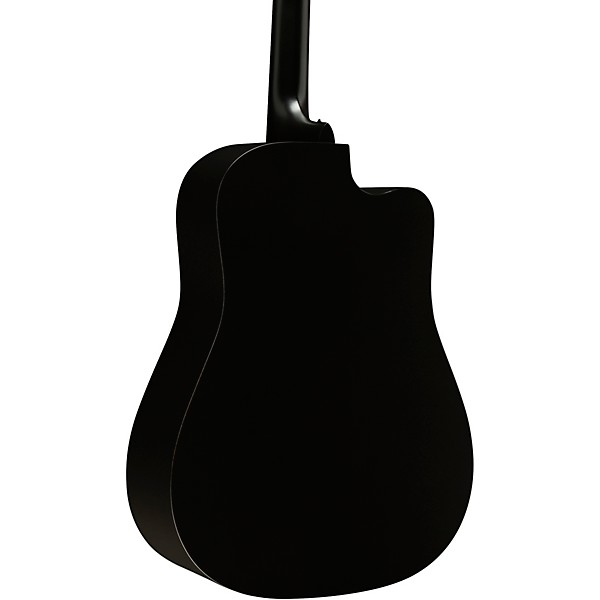 Martin DC-10E Modern Road Series Dreadnought Left-Handed Acoustic-Electric Guitar - Black