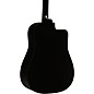 Martin DC-10E Modern Road Series Dreadnought Left-Handed Acoustic-Electric Guitar - Black