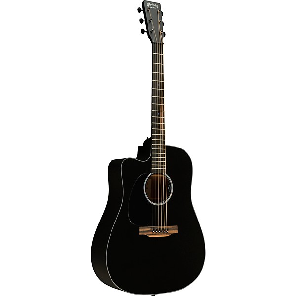 Martin DC-10E Modern Road Series Dreadnought Left-Handed Acoustic-Electric Guitar - Black