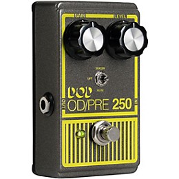 DOD Overdrive Preamp 250-X Effects Pedal Gray and Yellow