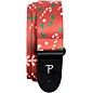 Perri's Holiday Peppermint Polyester Guitar Strap 2 in.