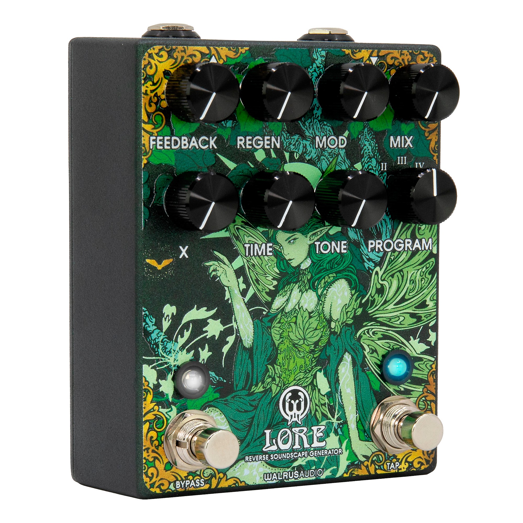 Walrus Audio Lore リバースサウンドスケープジェネレーター Amazon.com: Walrus Audio Lore Reverse Soundscape Generator, Black