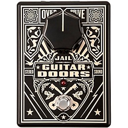 MXR Jail Guitar Doors Overdrive Effects Pedal Black and White