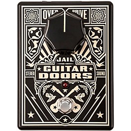 MXR Jail Guitar Doors Overdrive Effects Pedal Black and White