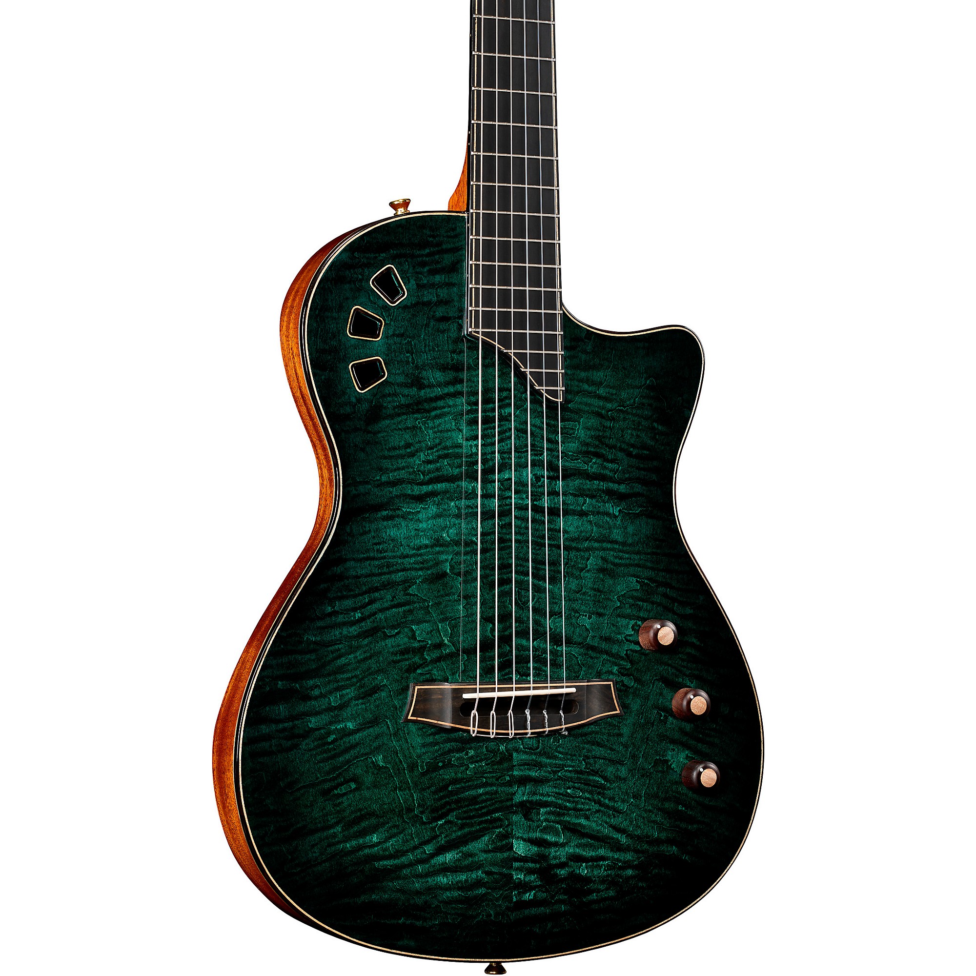 Cordoba Stage Artist Nylon-String Electric Guitar - Agave Burst