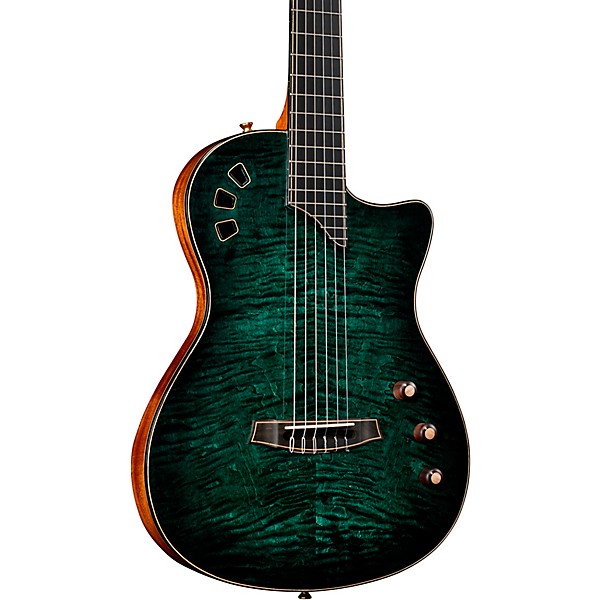 Cordoba Stage Artist Nylon-String Electric Guitar - Agave Burst