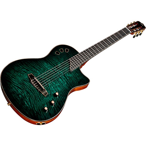 Cordoba Stage Artist Nylon-String Electric Guitar - Agave Burst