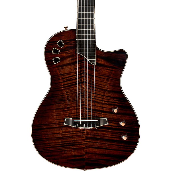 Cordoba Stage Artist Nylon-String Electric Guitar - Habano Burst