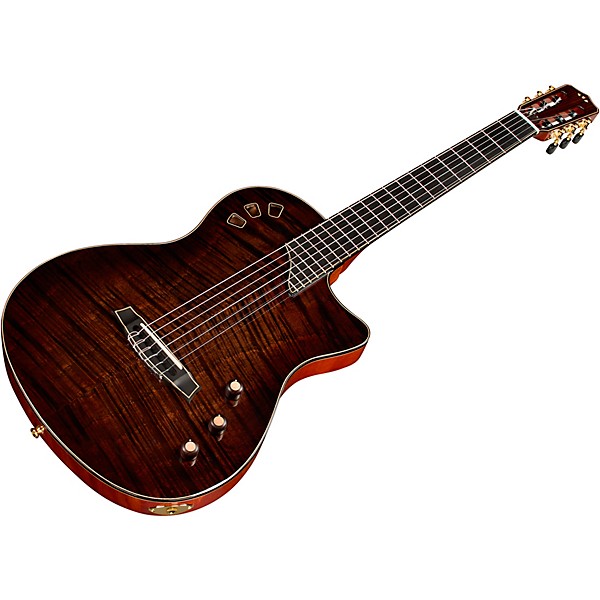 Cordoba Stage Artist Nylon-String Electric Guitar - Habano Burst