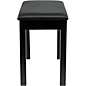 Gator Frameworks Traditional Wooden Piano Bench In Black