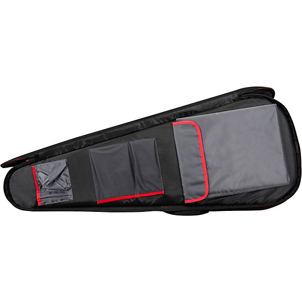 Road Runner Highway Electric Guitar Gig Bag w/ PROP-IT Portable Music Stand