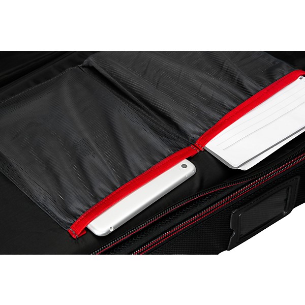 Road Runner Highway Electric Guitar Gig Bag w/ PROP-IT Portable Music Stand