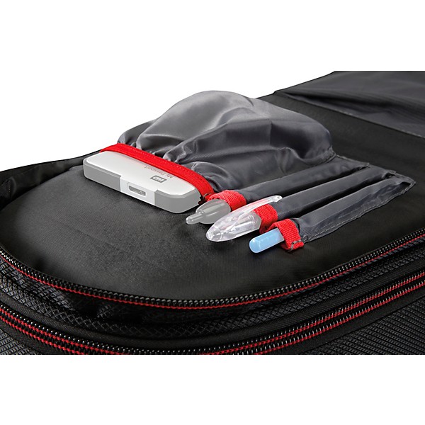 Road Runner Highway Electric Bass Gig Bag w/ PROP-IT Portable Music Stand