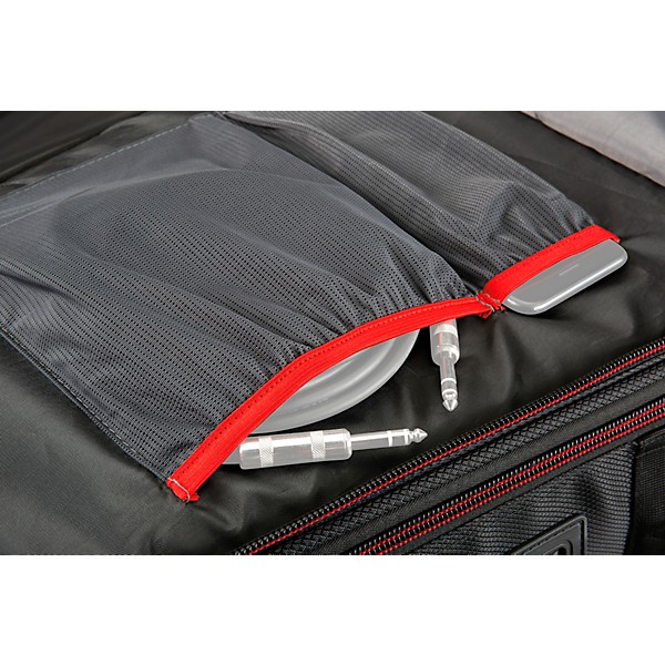 Road Runner Highway Electric Bass Gig Bag w/ PROP-IT Portable Music Stand