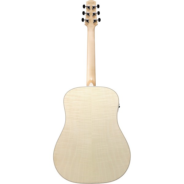 Ibanez AAD77M1E Advanced Dreadnought Acoustic-Electric Guitar - Open Pore Antique White