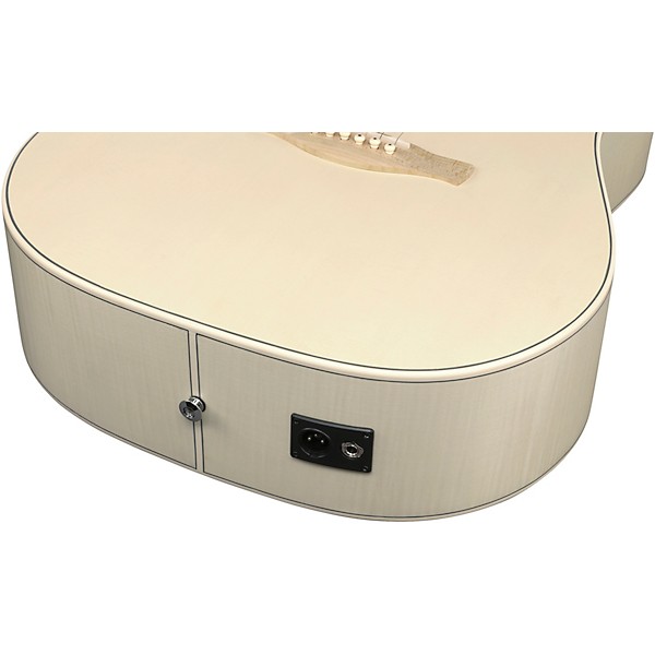 Ibanez AAD77M1E Advanced Dreadnought Acoustic-Electric Guitar - Open Pore Antique White