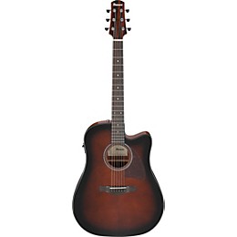 Ibanez AAD51CE Advanced Dreadnought Acoustic-Electric Guitar - Dark Violin Sunburst