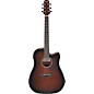 Ibanez AAD51CE Advanced Dreadnought Acoustic-Electric Guitar - Dark Violin Sunburst