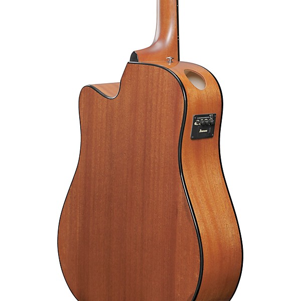 Ibanez AAD51CE Advanced Dreadnought Acoustic-Electric Guitar - Dark Violin Sunburst