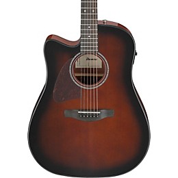 Ibanez AAD51LCE Advanced Dreadnought Left-Handed Acoustic-Electric Guitar - Dark Violin Sunburst