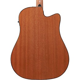 Ibanez AAD51LCE Advanced Dreadnought Left-Handed Acoustic-Electric Guitar - Dark Violin Sunburst