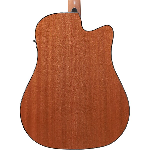 Ibanez AAD51LCE Advanced Dreadnought Left-Handed Acoustic-Electric Guitar - Dark Violin Sunburst