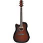 Ibanez AAD51LCE Advanced Dreadnought Left-Handed Acoustic-Electric Guitar - Dark Violin Sunburst