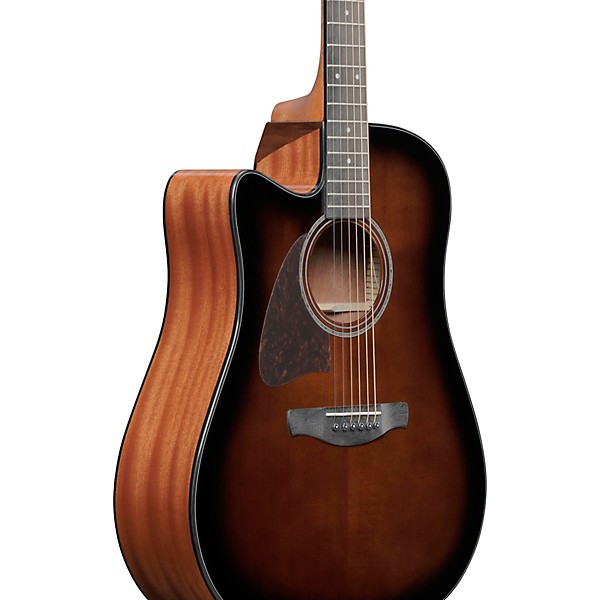 Ibanez AAD51LCE Advanced Dreadnought Left-Handed Acoustic-Electric Guitar - Dark Violin Sunburst