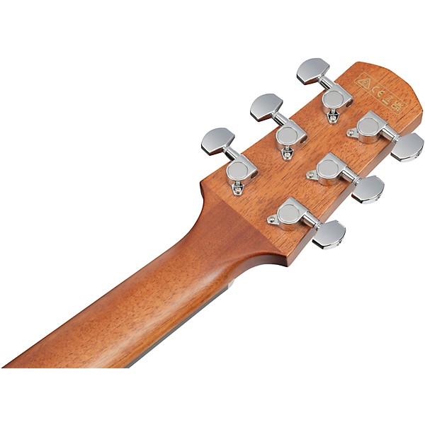 Ibanez AAD51LCE Advanced Dreadnought Left-Handed Acoustic-Electric Guitar - Dark Violin Sunburst