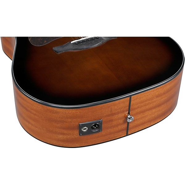 Ibanez AAD51LCE Advanced Dreadnought Left-Handed Acoustic-Electric Guitar - Dark Violin Sunburst