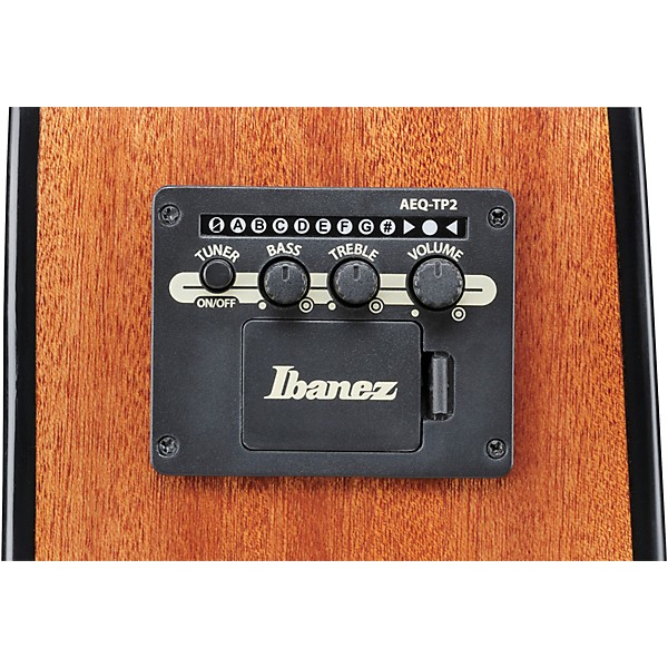 Ibanez AAD51LCE Advanced Dreadnought Left-Handed Acoustic-Electric Guitar - Dark Violin Sunburst