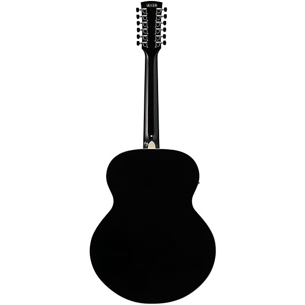 Ibanez AJ7012M2E Jumbo 12-String Acoustic-Electric Guitar - Black