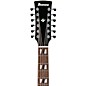 Ibanez AJ7012M2E Jumbo 12-String Acoustic-Electric Guitar - Black