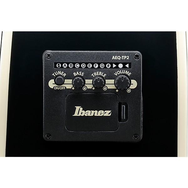 Ibanez AJ7012M2E Jumbo 12-String Acoustic-Electric Guitar - Black