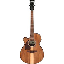 Ibanez PC50WSLCE Left-Handed Grand Concert Acoustic-Electric Guitar - Open Pore Brown
