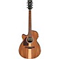 Ibanez PC50WSLCE Left-Handed Grand Concert Acoustic-Electric Guitar - Open Pore Brown