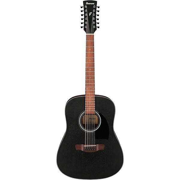 Ibanez PF5412 12-String Dreadnought Acoustic Guitar - Weathered Black