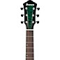 Ibanez AEWC16QA Auditorium Acoustic-Electric Guitar - Transparent Emerald Burst