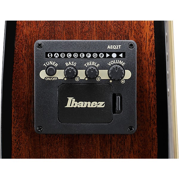 Ibanez AEWC16QA Auditorium Acoustic-Electric Guitar - Transparent Emerald Burst