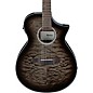 Ibanez AEWC16QA Auditorium Acoustic-Electric Guitar - Transparent Black Sunburst thumbnail